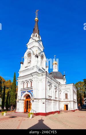 Die Kathedrale des Erzengels Michael ist die älteste orthodoxe Kirche in Sotschi Resort Stadt in Russland Stockfoto