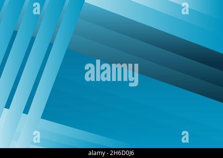 Minimales Cover-Design, Kopierer-Platzdesign. Pastellblaue Retro-Farbverläufe. Geometrisches Linienmuster mit abstrakter Textur. Gestreifte Flüssigkeit trendigen Hintergrund Stock Vektor
