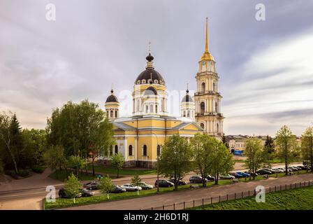 Kathedrale der Verklärung des Erlösers in Rybinsk, Region Jaroslawl, Russland Stockfoto