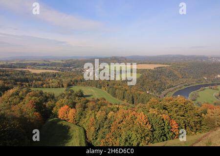 Impressionen von der Festung Königstein in der Sächsischen Schweiz Stockfoto