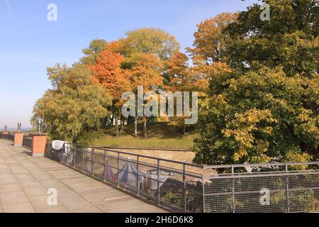 Impressionen von der Festung Königstein in der Sächsischen Schweiz Stockfoto