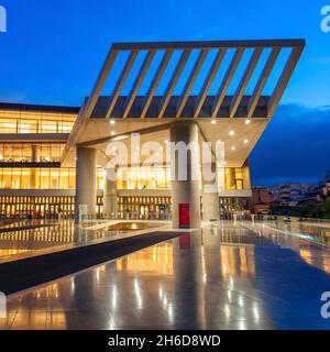 ATHEN, GRIECHENLAND - 20. OKTOBER 2016: Akropolis Museum ist archäologisches Museum auf Funde archäologische Stätte der Akropolis von Athen in Griechenland konzentriert. Stockfoto