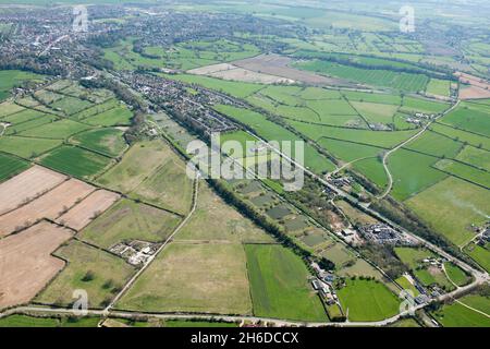 Caen Hill Locks on the Kennet and Avon Canal, Devizes, Wiltshire, 2015. Stockfoto