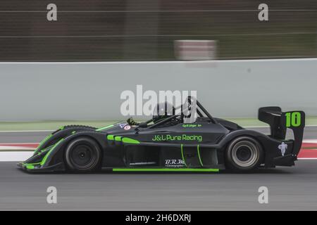 BARCELONA, SPANIEN - 09. Oktober 2021: Die V de V Endurance Series Championship 2016, Funyo-Rennwagen Stockfoto