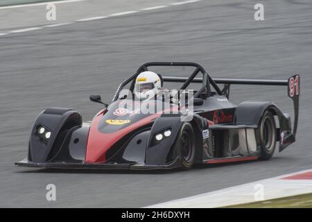 BARCELONA, SPANIEN - 09. Oktober 2021: Die V de V Endurance Series Championship 2016, Funyo-Rennwagen Stockfoto