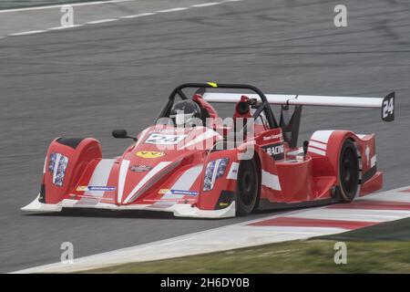 BARCELONA, SPANIEN - 09. Oktober 2021: Die V de V Endurance Series Championship 2016, Funyo-Rennwagen Stockfoto