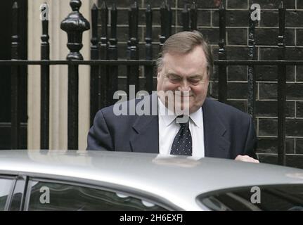 Stellvertretender Premierminister John Prescott. Stockfoto