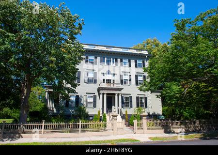 Nelson W. Aldrich House aka De. Das S. B. Tobey House ist ein Haus im Bundesstil in der 110 Benevolent Street, Providence, Rhode Island RI, USA. Jetzt dieses Gebäude Stockfoto