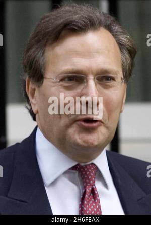 Aktenfoto vom 11/05/2006 von Lord Goldsmith. Der ehemalige Generalanwalt wird heute bei der Irak-Untersuchung unter Druck geraten, um seine Meinung zu rechtfertigen, dass der Irakkrieg Monate nach der Warnung, dass er gegen das Völkerrecht verstoßen würde, legal war. Stockfoto