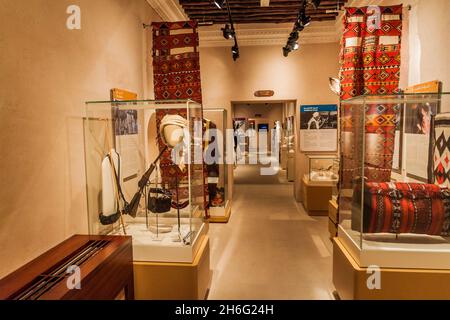 SHARJAH, VAE - 11. MÄRZ 2017: Interieur des Sharjah Heritage Museums. Stockfoto