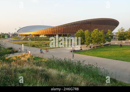 Lee Valley VeloPark im Queen Elizabeth Olympic Park, London England Vereinigtes Königreich UK Stockfoto