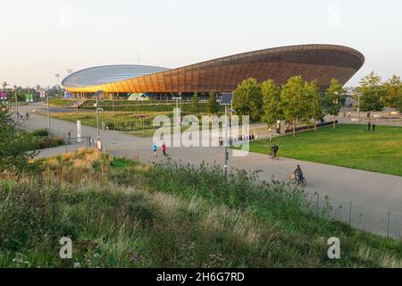 Lee Valley VeloPark im Queen Elizabeth Olympic Park, London England Vereinigtes Königreich UK Stockfoto
