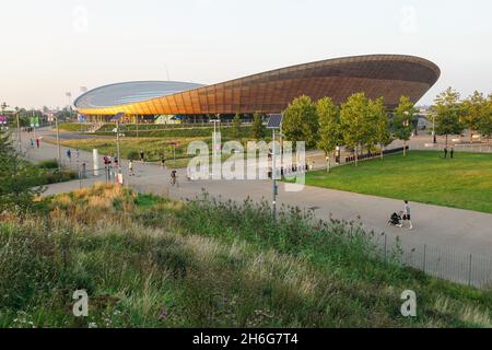 Lee Valley VeloPark im Queen Elizabeth Olympic Park, London England Vereinigtes Königreich UK Stockfoto