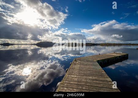 Wunderschönes Upper Lough Erne, County Fermanagh, Nordirland Stockfoto