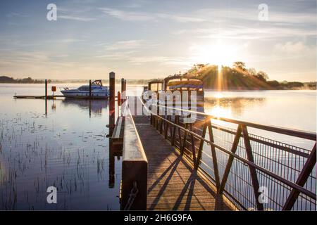 Lough Erne Sonnenaufgang Stockfoto