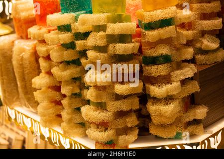Natürliche organische Seife Bars traditionelle Seife Herstellung Stockfoto