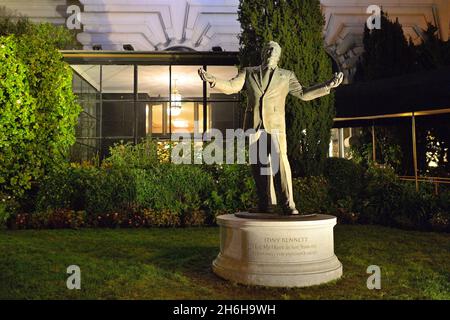 Tony Bennetts „Ich habe mein Herz in San Francisco verloren“ debütierte im Fairmont Hotel Stockfoto