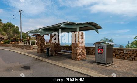 Townsville, Queensland, Australien - 2021. November: Der Aussichtspunkt auf dem Castle Hill Stockfoto