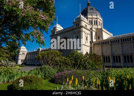 Royal Exhibition Building in den Carlton Gardens, Melbourne, Victoria, Australien. Stockfoto