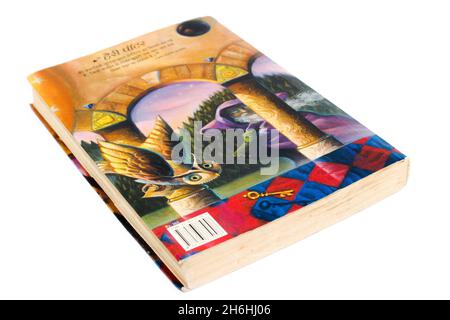 Noida , Utter pardesh , Indien - oktober 17 2021 , Harry Potter Book , Ein Bild von Harry Potter Buch auf weißem Hintergrund mit selektivem Fokus in noida Stockfoto