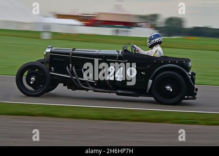 Frederic Wakeman, Frazer Nash TT Replik, Earl Howe Trophy, zwei-Sitzer Grand Prix und Voiturette Autos, die vor 1932 antraten, Goodwood 78th Mitglieder Stockfoto