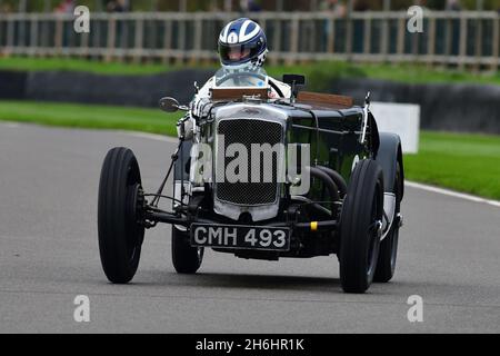 Frederic Wakeman, Frazer Nash TT Replik, Earl Howe Trophy, zwei-Sitzer Grand Prix und Voiturette Autos, die vor 1932 antraten, Goodwood 78th Mitglieder Stockfoto