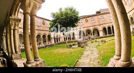 Kloster des alten Klosters von San Francisco, Lugo's Provincial Museum, Lugo City, Lugo, Galicien, Spanien, Europa Stockfoto