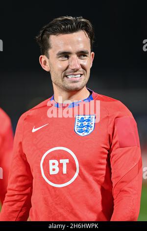 San Marino Stadium, San Marino, Republik San Marino, 15. November 2021, Ben Chilwell während des Panamerican Tennis Center - FIFA World Cup Stockfoto