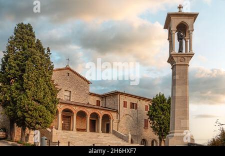 Chiesa di San Quirino (Frati Cappuccini) in San Marino Stockfoto