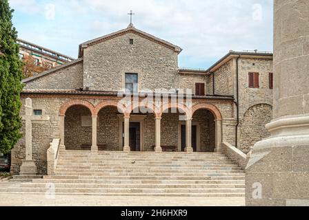 Chiesa di San Quirino (Frati Cappuccini) in San Marino Stockfoto