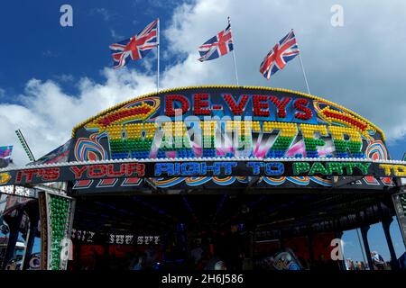 Funfare, Paignton Seafront, Devon. Stockfoto