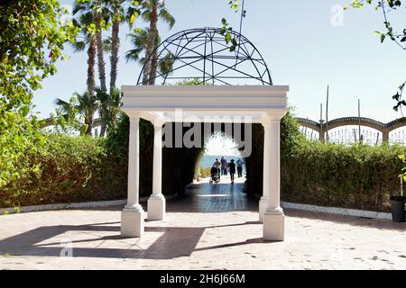 Playas y Parques de Marina d'Or. Stockfoto