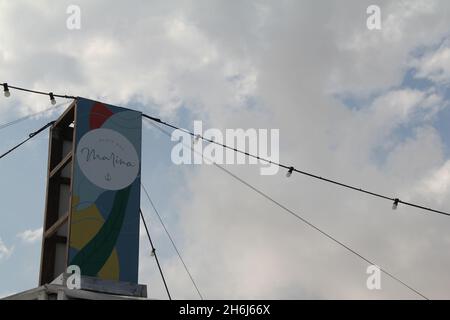 Playas y Parques de Marina d'Or. Stockfoto