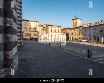 Cathedral Square in Orvieto, Umbrien, Italien, Europa Stockfoto