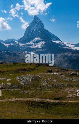 Matterhorn, Zermatt, Wallis, Schweizer Alpen, Schweiz, Europa Stockfoto
