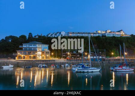 Saundersfoot Harbour, Pembrokeshire, Wales, Vereinigtes Königreich, Europa Stockfoto