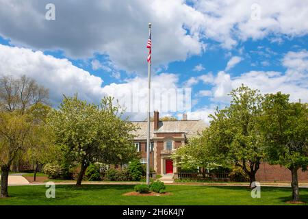 Barat House in Boston College Law School Newton Campus in der Stadt Newton, Massachusetts, USA. Stockfoto