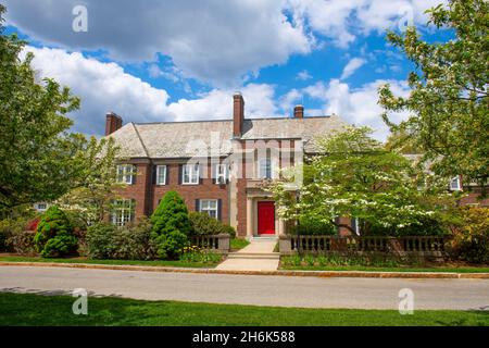 Barat House in Boston College Law School Newton Campus in der Stadt Newton, Massachusetts, USA. Stockfoto