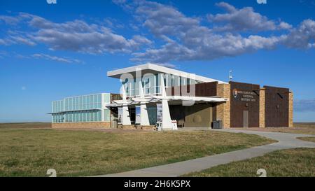 Minuteman Missile National Historic Site Visitor Center außerhalb des Badlands National Park in Philip, South Dakota Stockfoto