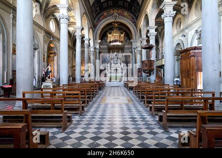 Cortona Arezzo Toskana Italien. Cattedrale di Santa Maria Assunta (Kathedrale) Stockfoto