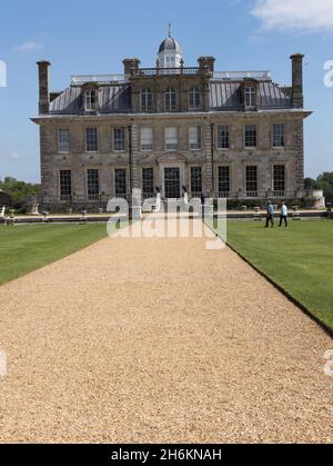 Imposantes Kingston Lacy, basierend auf einem Landhaus und Anwesen des venezianischen Palastes, Wimborne Minster, Dorset, England. Einst der Familiensitz der Bankes Stockfoto