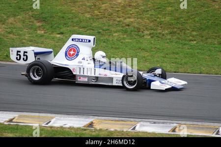 #55 Judy Lyons F5000 Lola T332 beim Hampton Downs Festival 29th. Januar 2012. Stockfoto