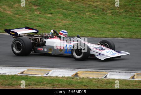 #12 deb Coppola (USA) Lola T192 F5000 beim Hampton Downs Festival 29. Januar 2012, beim NZFMR anlässlich des BMW Motorsports. Stockfoto