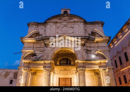 St. Katharina von Italien Kirche in Valletta, Malta Stockfoto