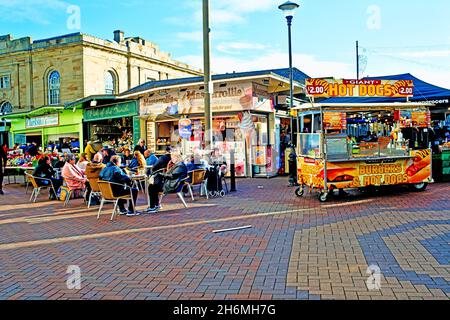 Doncaster Market, Doncaster, England Stockfoto