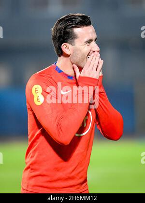 San Marino Stadion, San Marino, Republik San Marino, 15. November 2021, Englands Ben Chilwell während der WM-Qualifikation in Katar 2022 - San Marin Stockfoto