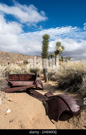 Wall Street Mill, Joshua Tree National Park, San Bernardino County, California, USA Stockfoto