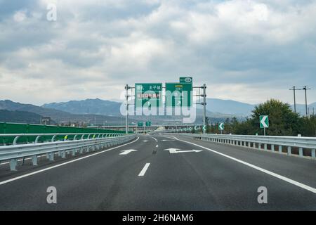 Zhangjiakou chung Autobahn Stockfoto