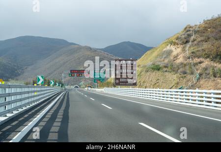 Zhangjiakou chung Autobahn Stockfoto