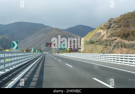 Zhangjiakou chung Autobahn Stockfoto